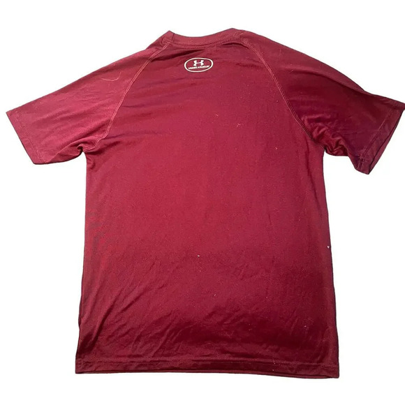 Under Armour Virginia Tech Hokies Youth Large Heat Gear Short Sleeve T-Shirt - Picture 3 of 3